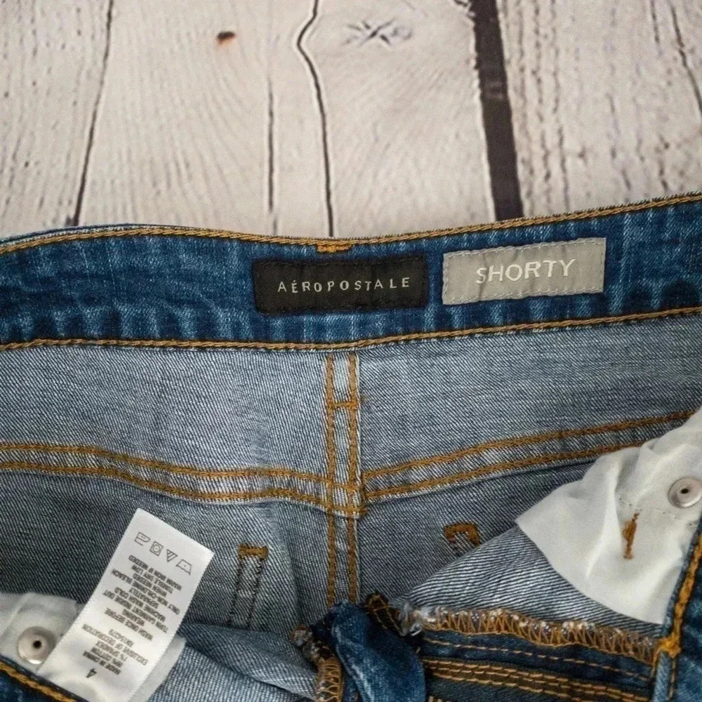 Aeropostale Jean Shorts Sz4 - Picture 4 of 5